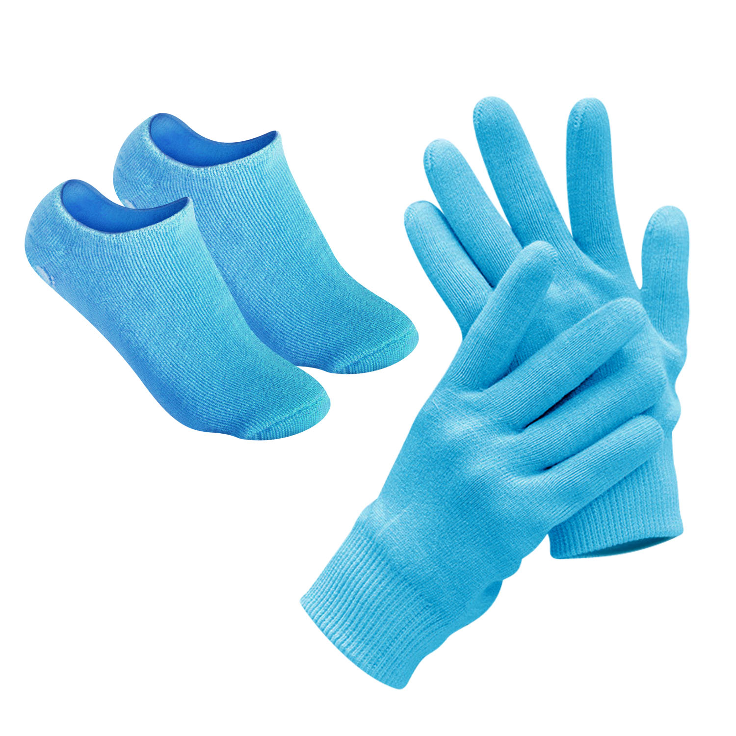 Pinkiou Soften Silicon Gloves And Socks Moisturize Cracked Skin Care Gel  SPA (gloves&socks) - Pinkiou- A Airbrush Makeup Permanent Microblading Brow  Brand