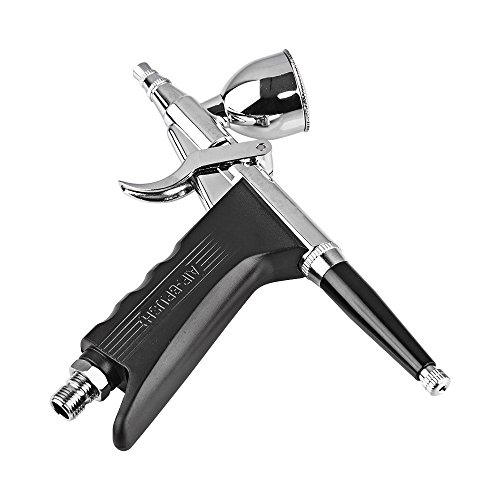 Pneumatic Spray Gun Dual Action High Capacity Airbrush Trigger Pen Makeup  Nail Beauty Barber Tatoo Car Paint Cake Decoration (Color : C)