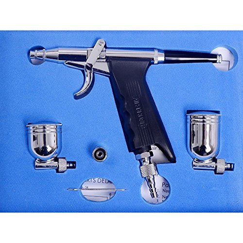 Double Action Airbrush Kit Trigger Control AirBrush for Car Painting Air  Spray Gun 0.3mm Needle Model Paint Body