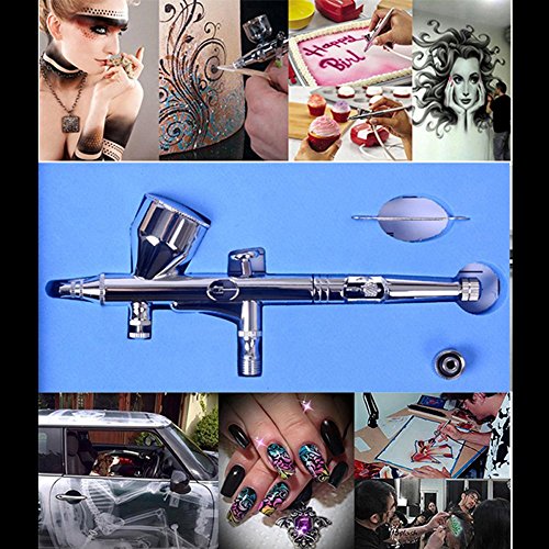 Pinkiou Dual Action Makeup Airbrush Kit 1 Set Tattoo Mini Car Cake Air  Brush Painting - Pinkiou- A Airbrush Makeup Permanent Microblading Brow  Brand