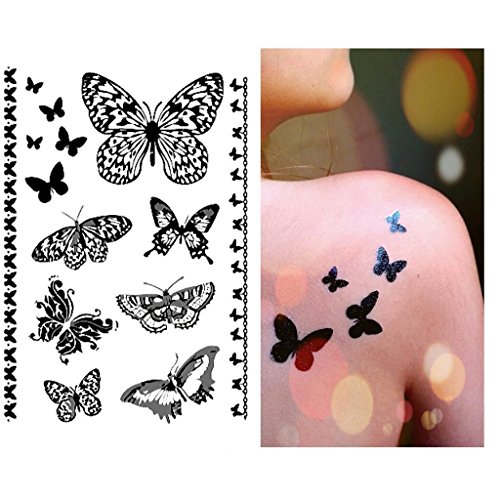 Waterproof Temporary Tattoo Sticker Small Cute Sun Moon Star Henna Tattoo  Finger Art Planet Flash Fake Tatto Female Male Women