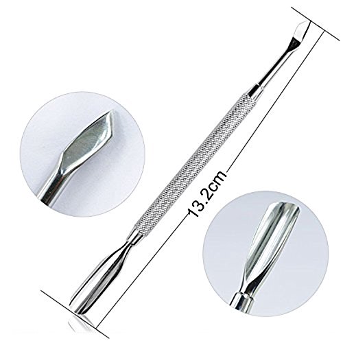 Cuticle-Pusher-Pinkiou-Double-End-Nail-Cuticle-Remover-Tool-Stainless-Steel-Manicure-Pedicure-Kit-4-Pcs-in-Tin-Box-0-2