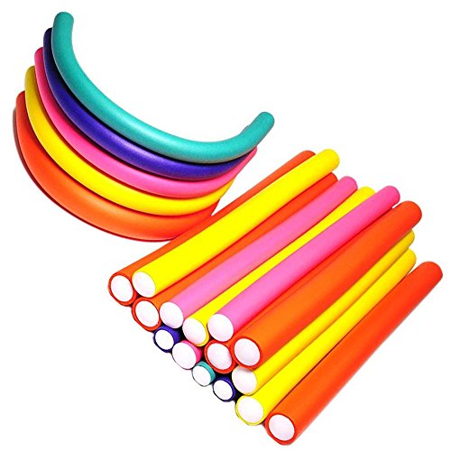 Pinkiou-42-Pack-Twist-flex-Rods-7-Sizes-Flexible-Curl-Sponge-Flexi-Hair-Roller-Set-Hair-Foam-Curler-Hot-Roller-SetRandom-Color-0-0