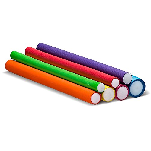 Pinkiou-42-Pack-Twist-flex-Rods-7-Sizes-Flexible-Curl-Sponge-Flexi-Hair-Roller-Set-Hair-Foam-Curler-Hot-Roller-SetRandom-Color-0-1