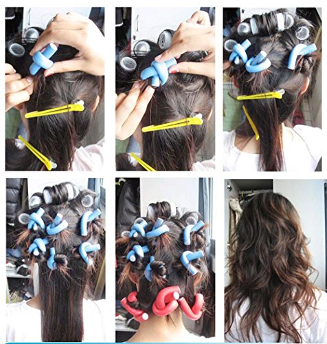 Pinkiou-42-Pack-Twist-flex-Rods-7-Sizes-Flexible-Curl-Sponge-Flexi-Hair-Roller-Set-Hair-Foam-Curler-Hot-Roller-SetRandom-Color-0-2