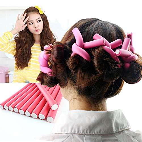 Pinkiou-42-Pack-Twist-flex-Rods-7-Sizes-Flexible-Curl-Sponge-Flexi-Hair-Roller-Set-Hair-Foam-Curler-Hot-Roller-SetRandom-Color-0-3