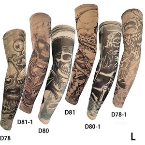 Pinkiou-Arm-Sleeves-Temporary-Tattoo-Outdoor-Sun-Protective-Cover-Body-Art-Fake-Arm-Accessories-6-pcs-Tattoo-Sleeves-L-0