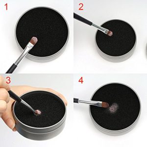 Pinkiou-Makeup-Brushes-Color-Removal-Cleaner-Sponge-Easily-Remove-Eye-Shadow-or-Blush-Color-from-Makeup-Brushes-and-Switch-to-Next-Color-0-2