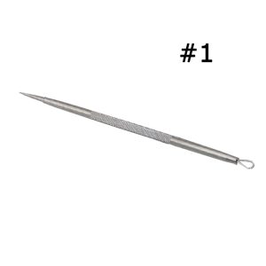 Acne Needle Kit Curved Blackhead Remover Tweezers