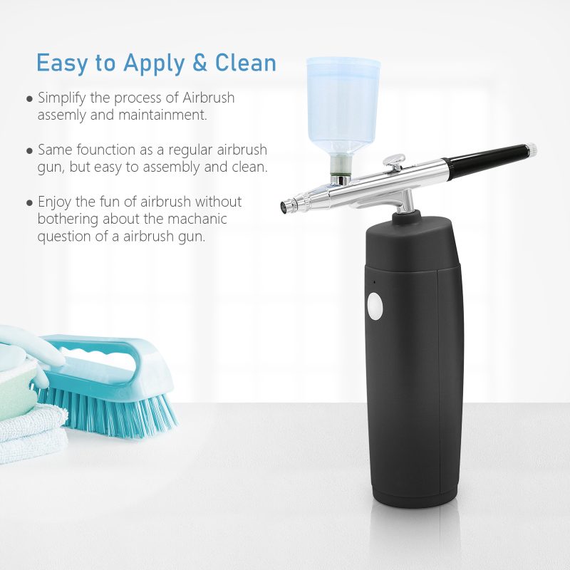 airbrush gun clean