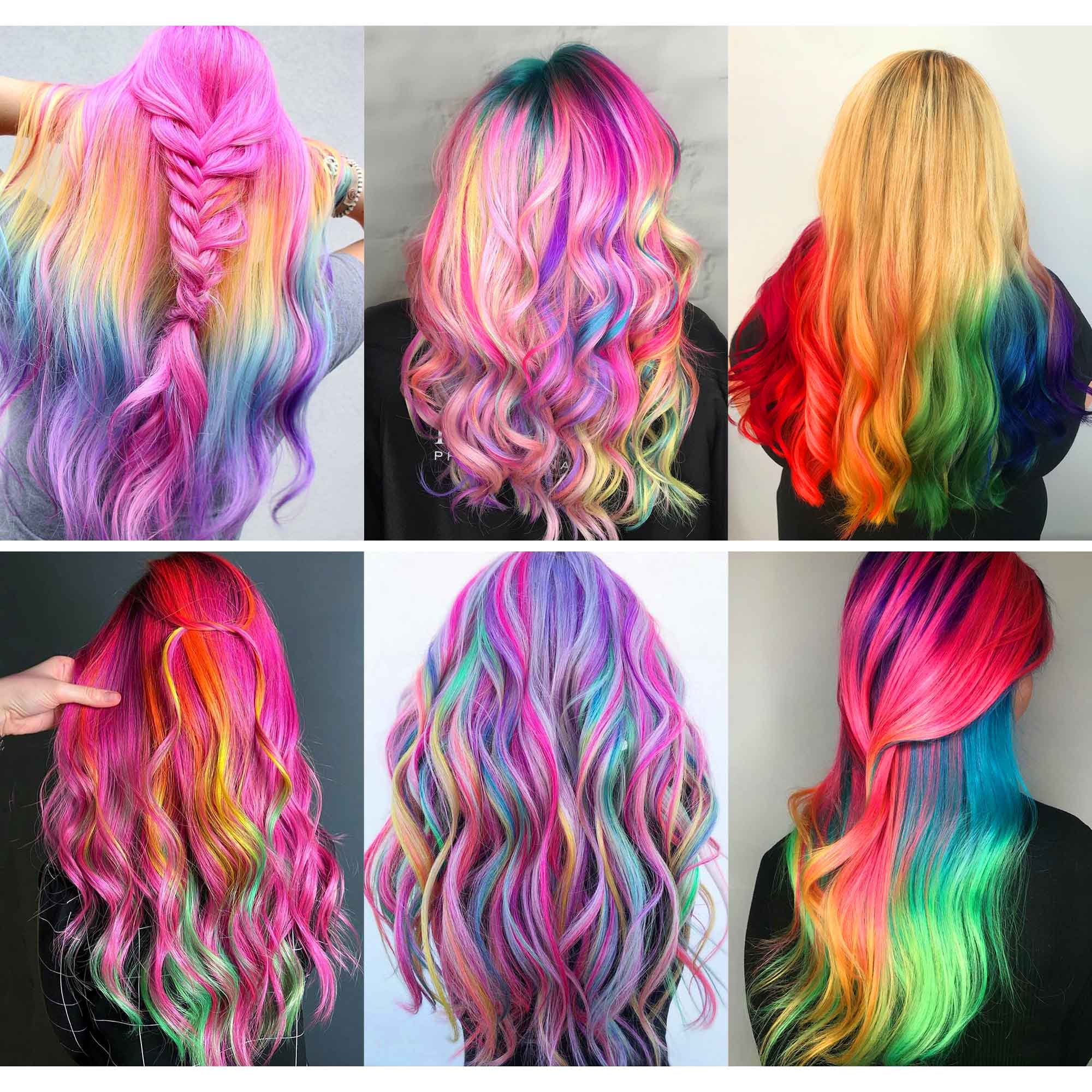 Cevioce Hair Chalk for Girls,Temporary Hair Color Pink Hair