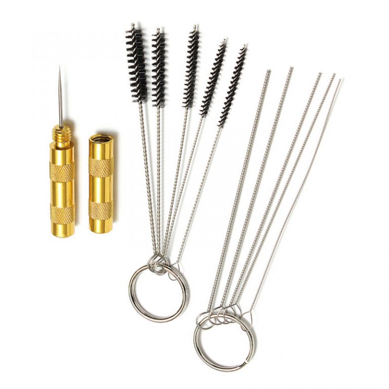 Pinkiou Airbrush Cleaner Airbrush Painting Cleaning Tools Kit Stainless