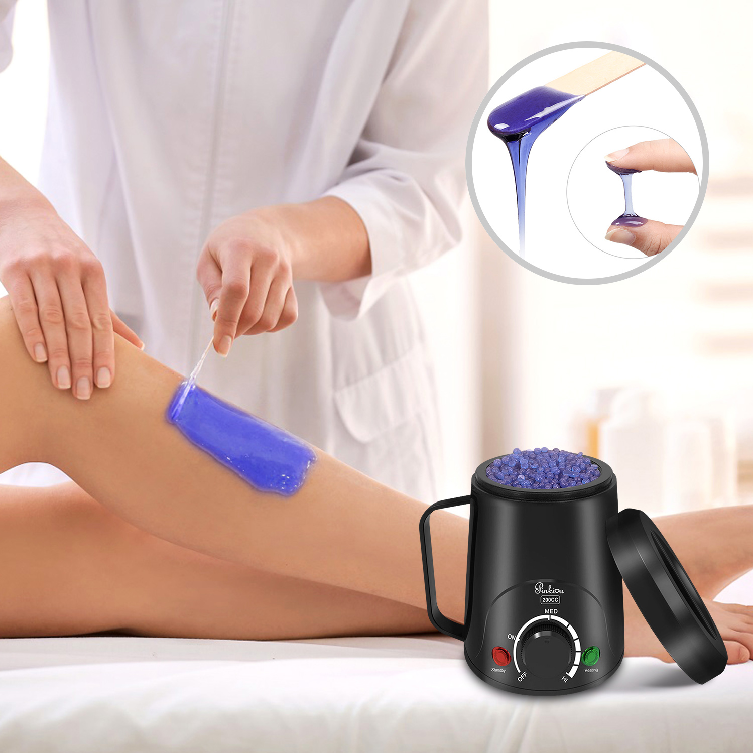 Buy Electric Hair Removal Wax-melt Machine Wax Heater 100g Beans