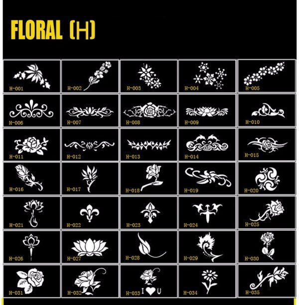 tribal airbrush stencils