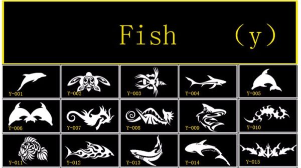 tribal airbrush stencils