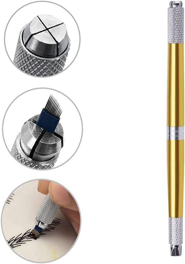 Pinkiou Microblading Pen with needles Permanent Makeup Pen for Manual ...