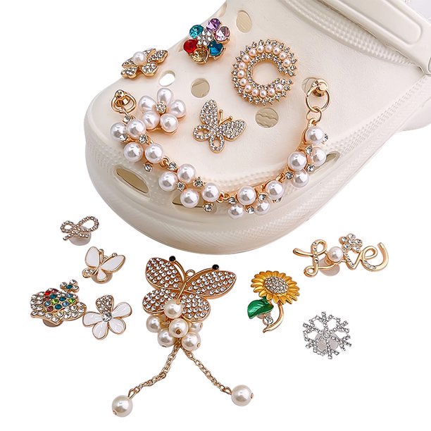 Bling Shoe Charms Decoration For Croc Fit For Kids And Women Party