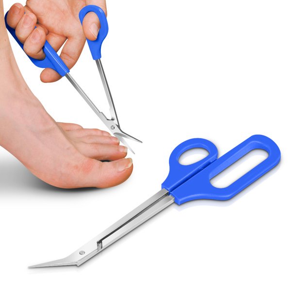 Amazon.com: JJHREI 8 Inch Long Handle Toenail Scissors for Thick Nails &  Easy Reach Long Handled Toe Nail Clippers for Seniors Women Men : Beauty &  Personal Care