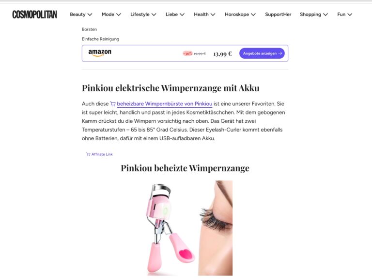 Die 5 besten beheizbaren Wimpernzangen für den Fake-Lash-Effekt