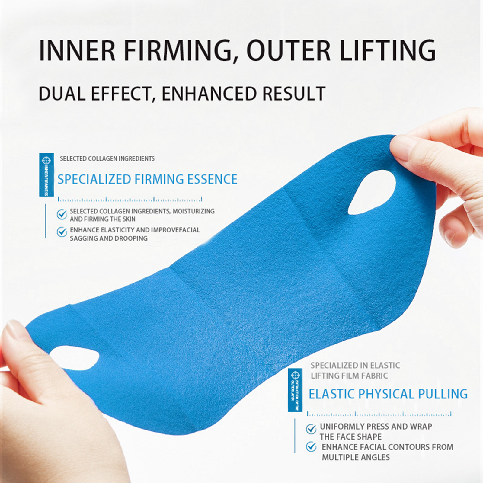 PINKIOU Firming Jawline Mask (5 Pcs) - Image 7