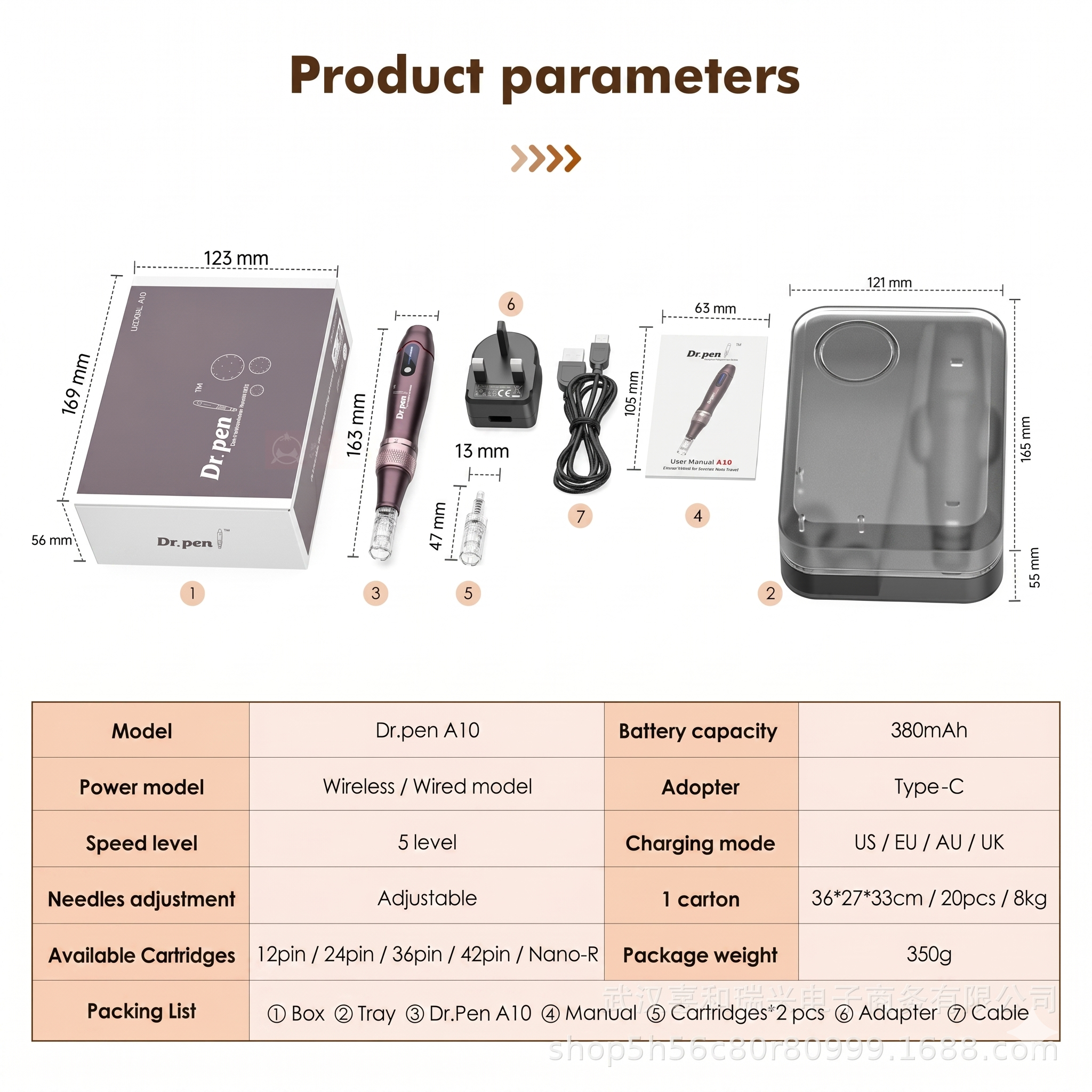 PINKIOU × Dr.pen A10: Premium Wireless Microneedling System - Image 2