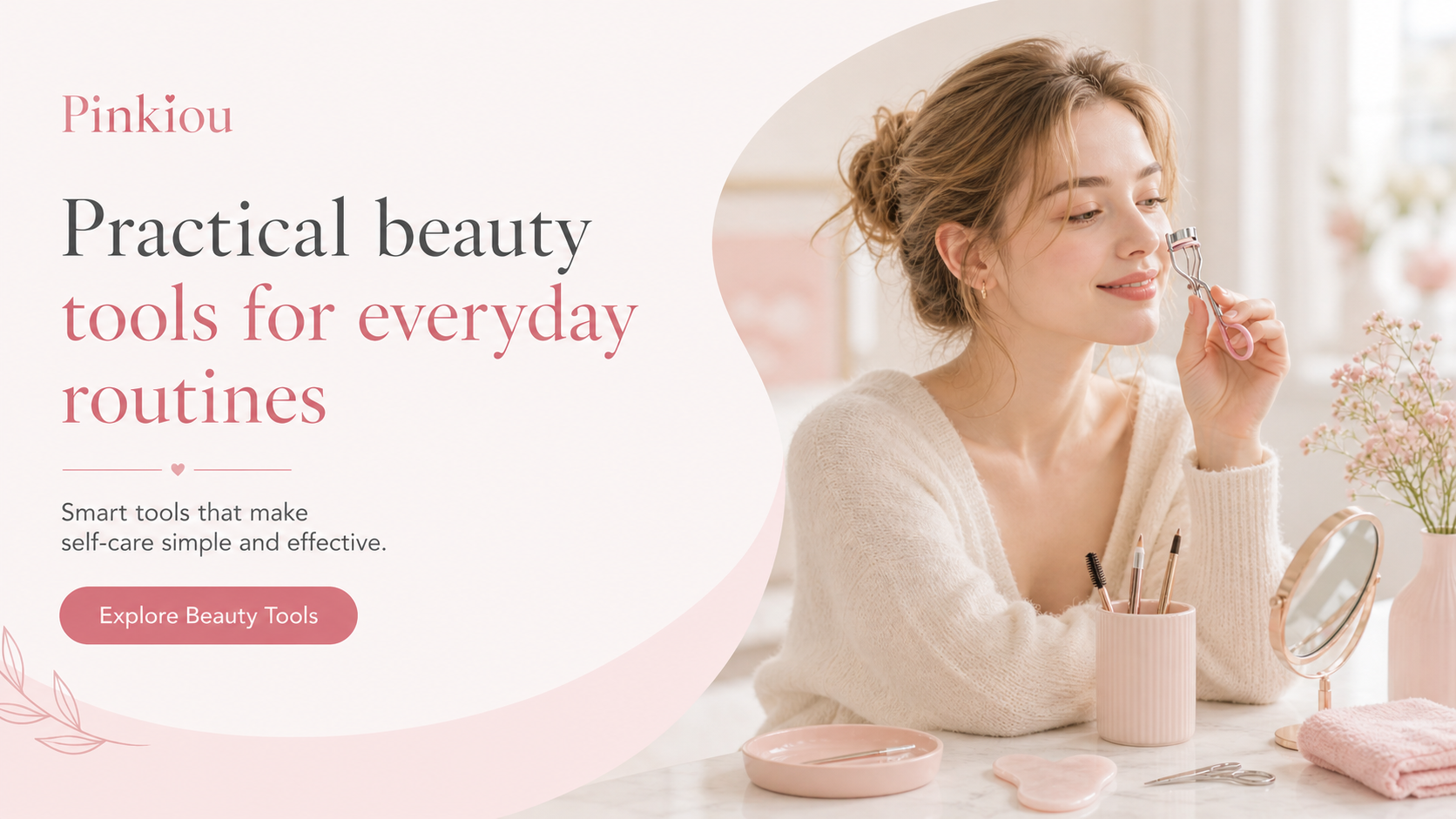 Pinkiou Beauty Tools Banner