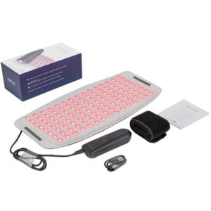 Red Light Therapy Mat 16.9" x 8.3", 630nm Red & 850nm Near Infrared Light Therapy Pad, 360 LEDs, 15W Flexible Wearable Light Therapy Wrap with 3 Brightness Levels